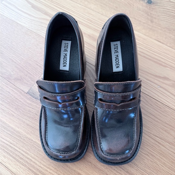 Steve Madden Platform Loafers - Picture 2 of 4